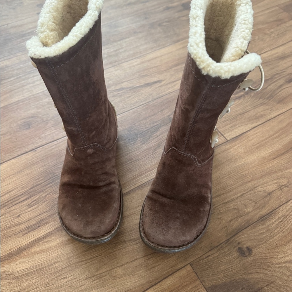 UGG Chestnut Suede Winter Boots